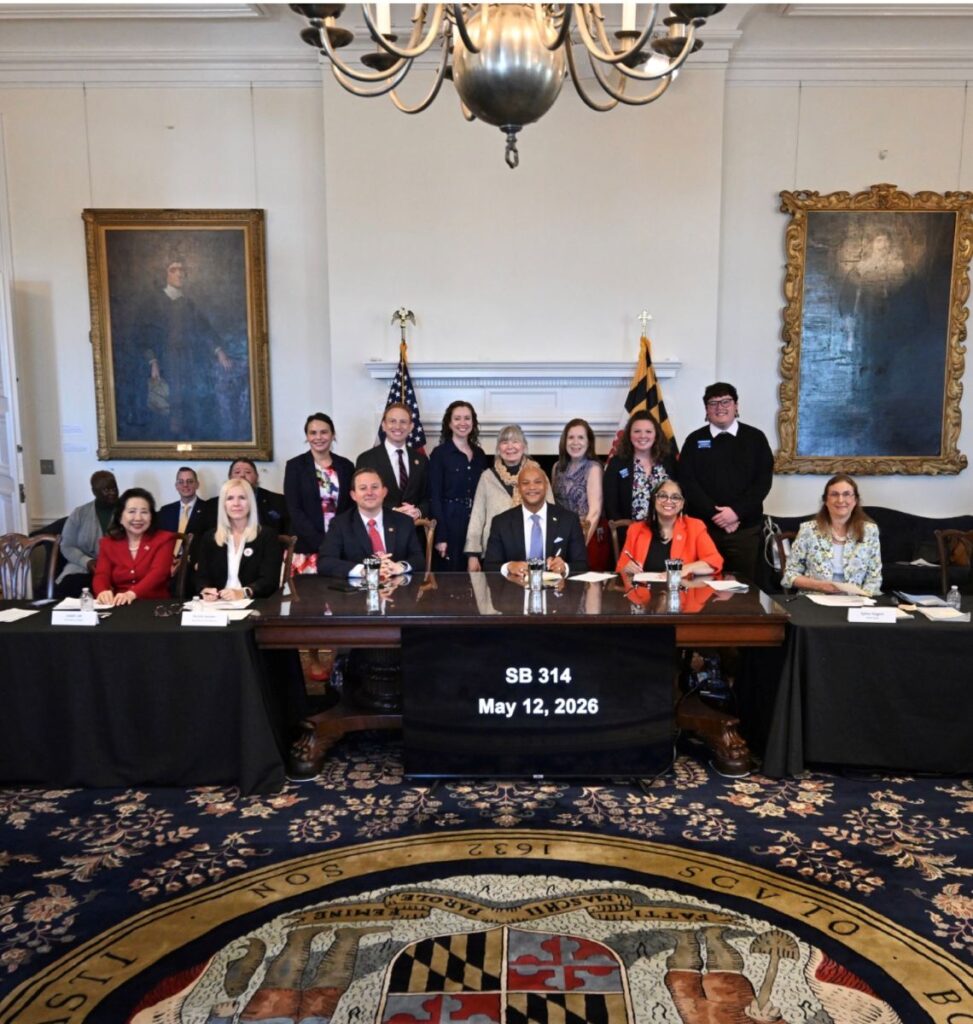 Governor Moore signing SB 314